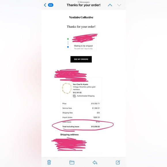 Van Cleef & Arpels Yellow Gold Guilloche 10 Motif Necklace AUTHENTIC & full set - Picture 12 of 12